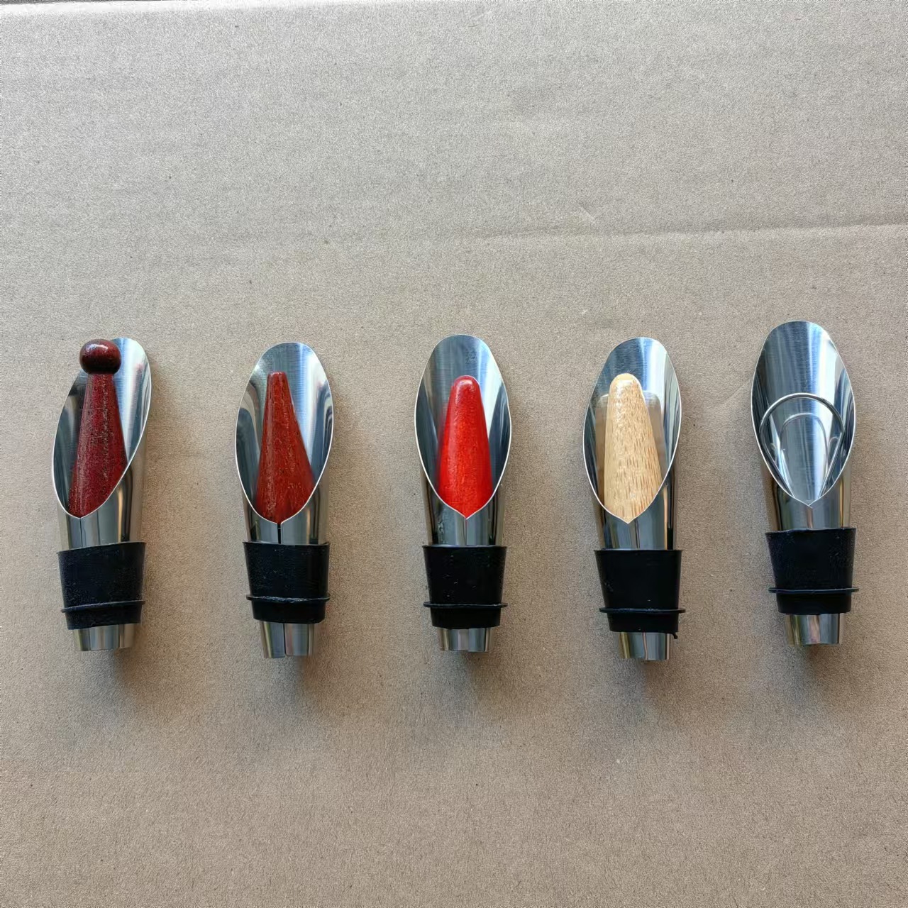 Fuhua Red Wine Tool Red Wine Pourer Wine Bottle Stopper Stainless Steel Pourer Wine Dispenser Original Order