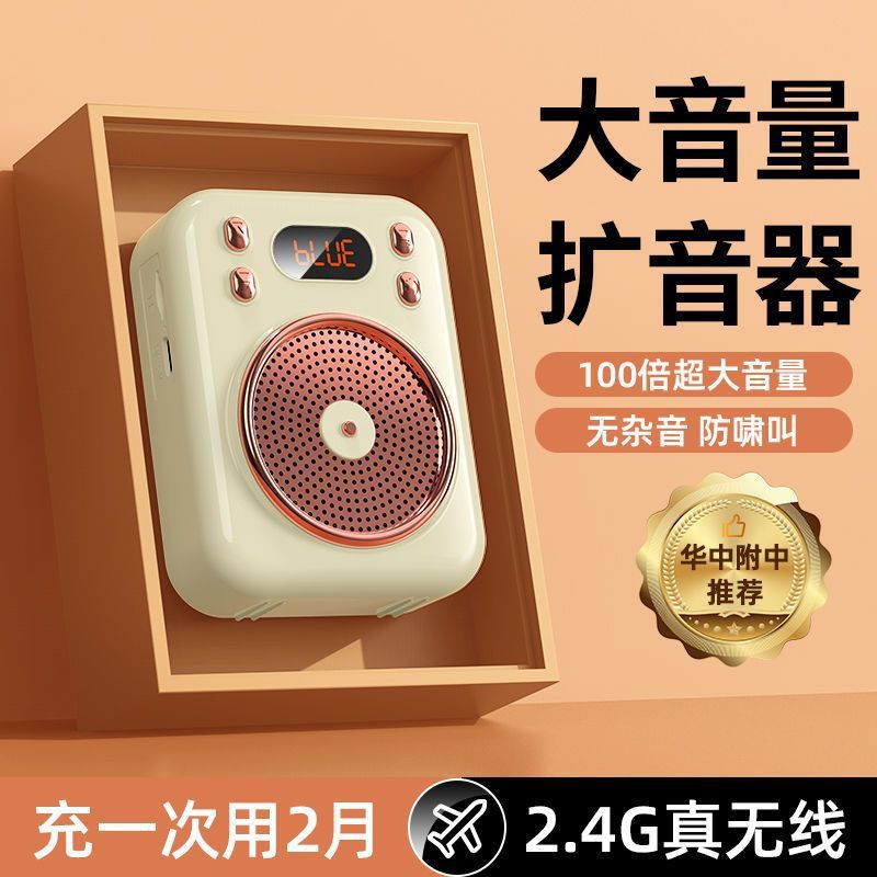 Little Bee Amplifier Teacher Wireless Headset Microphone High Volume Speaker for Teaching Small Announcer Bluetooth