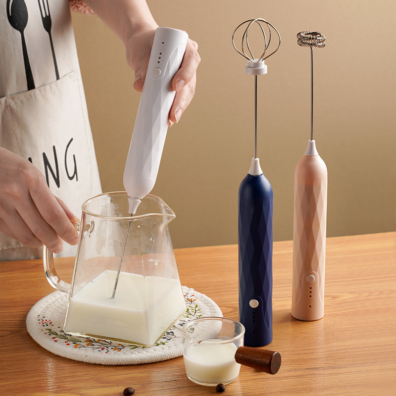 Whisk Egg Whites Cream Multifunctional Egg Beater Coffee Milk Frother Wireless Electric Egg Beater