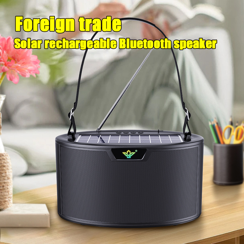 Portable Bluetooth Speaker Electronic Product Speaker Solar Radio with Bluetooth Audio