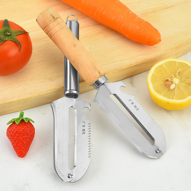 Stainless Steel Peeler Sugarcane Knife Pineapple Peeler Fruit Shop Cane Peeling Knife Peeler