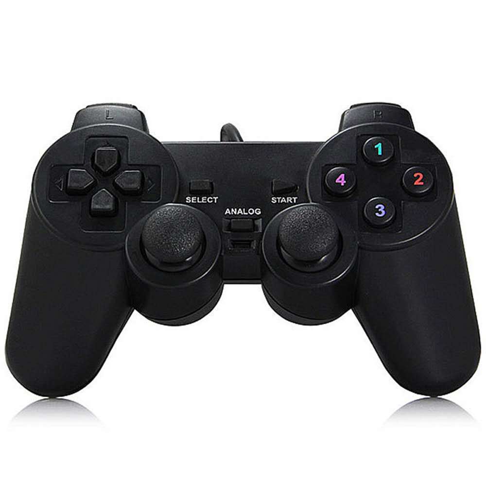 USB Dual Player Controller Single Vibration PC Controller Wired Game Controller