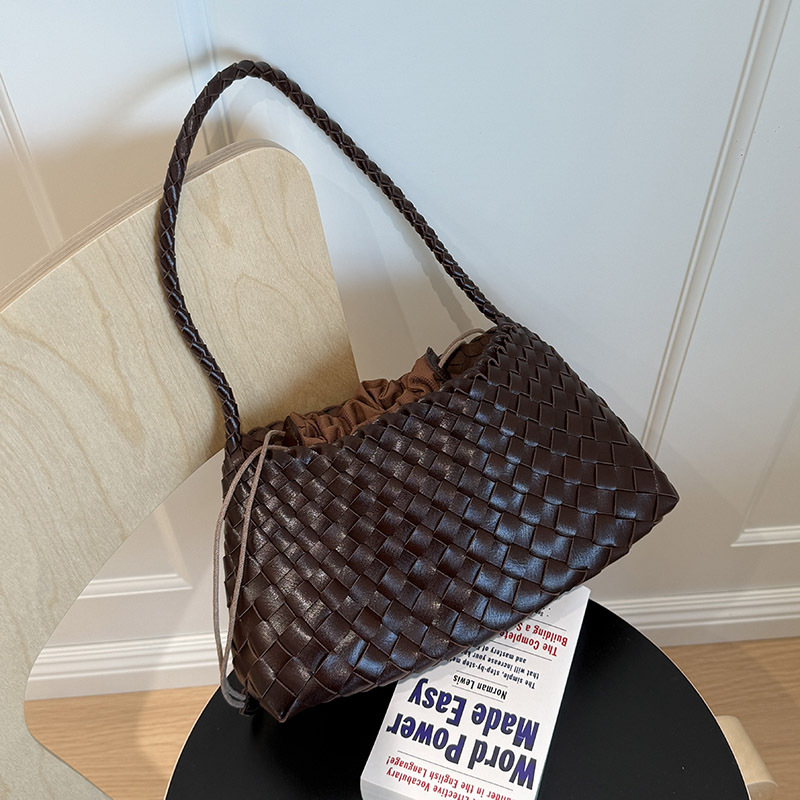 Hand-Woven Underarm Bag Women 2026 New Handheld Single Shoulder Letter Bag Handbag Women Bag
