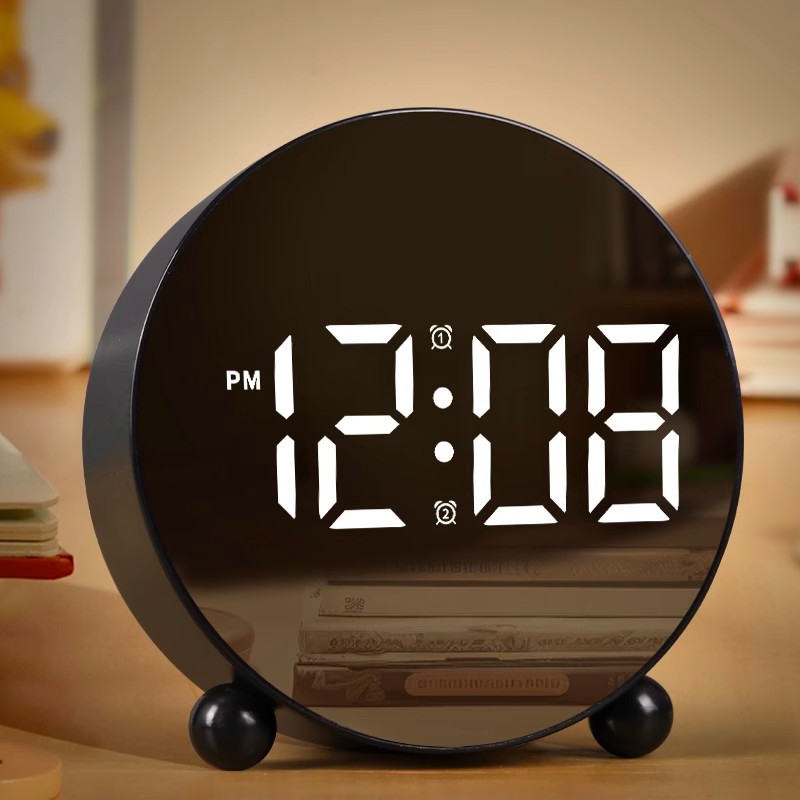 Simple alarm clock LED electronic clock children's home electronic clock bedside clock temperature clock student alarm clock