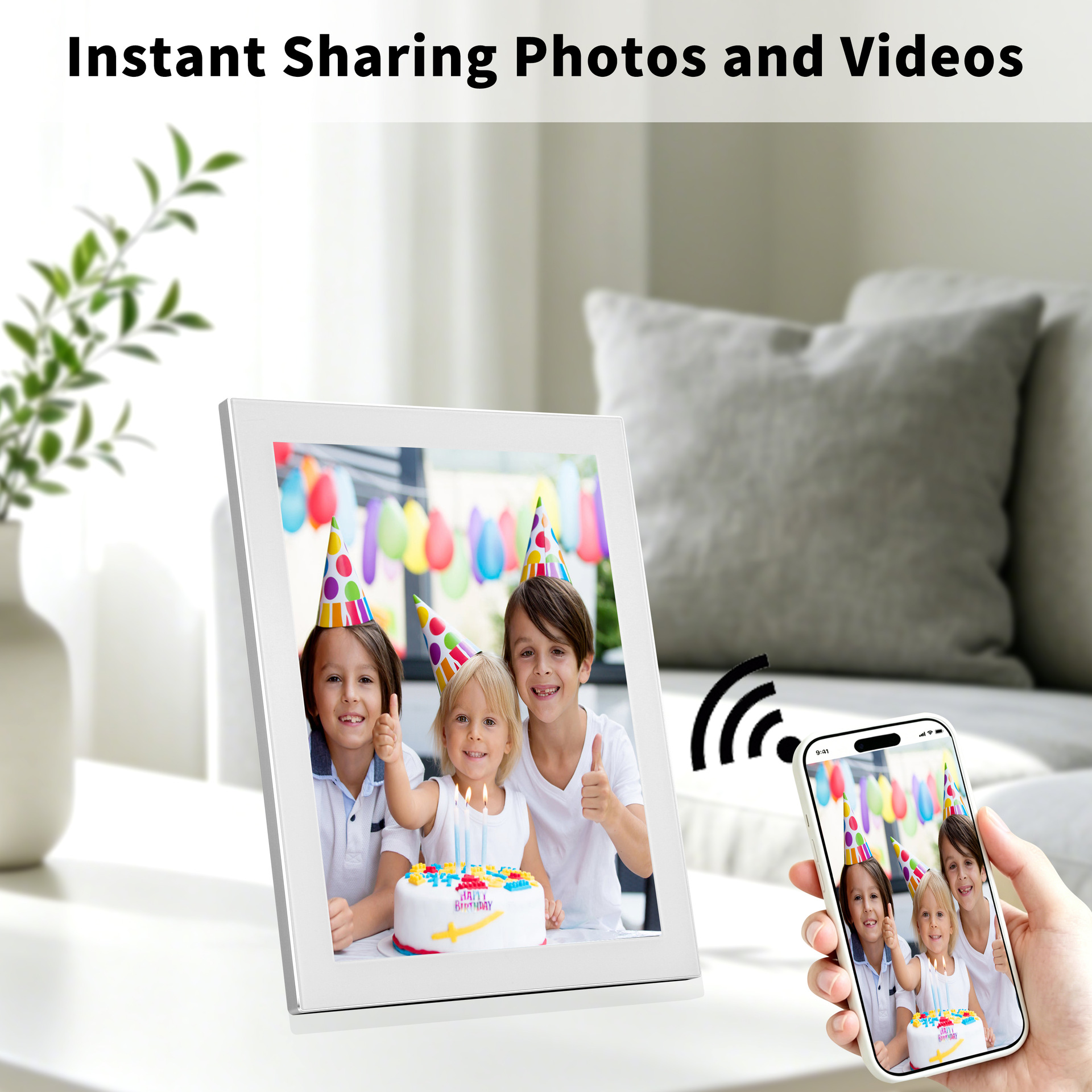 10.1 Inch 6 Colors High-Definition Digital Photo Frame E-Ink Electronic Album Home Smart Wireless Screen Projection Photos