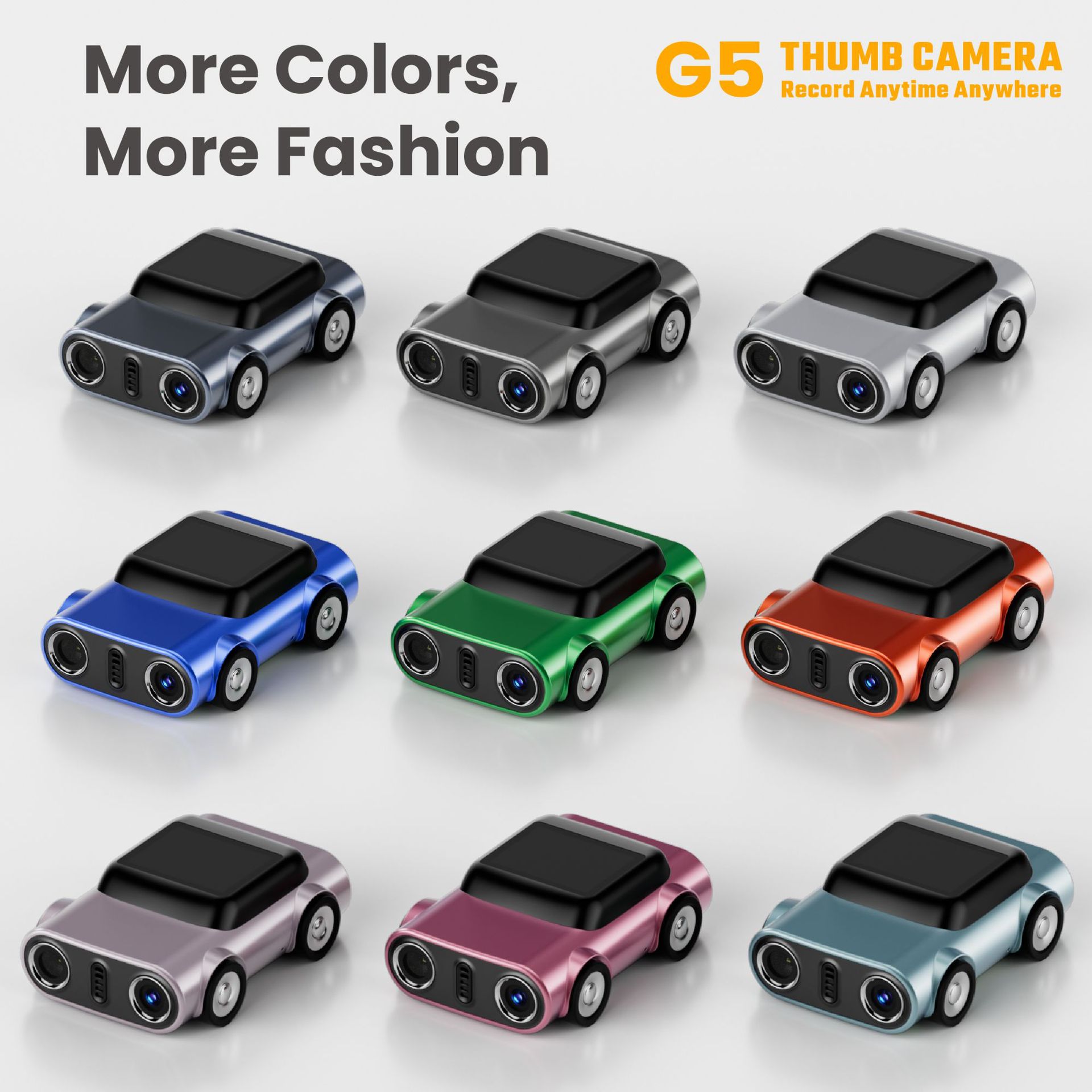 G5 Mini Thumb Camera Backpack Pendant Can Take Photos Student HD With Screen Portable Camera Car Model