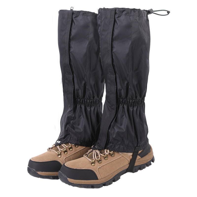 Gaitres Outdoor Zipper Velcro Snow Gaiters Sand-Proof Insect-Proof Leg Gaiters Desert Shoe Covers Hiking Foot Covers