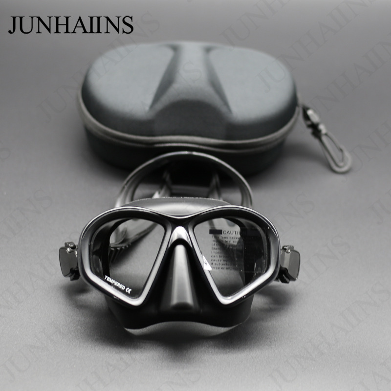 Exclusive professional low-volume free diving mask for men and women, snorkeling equipment, swimming goggles with prescription