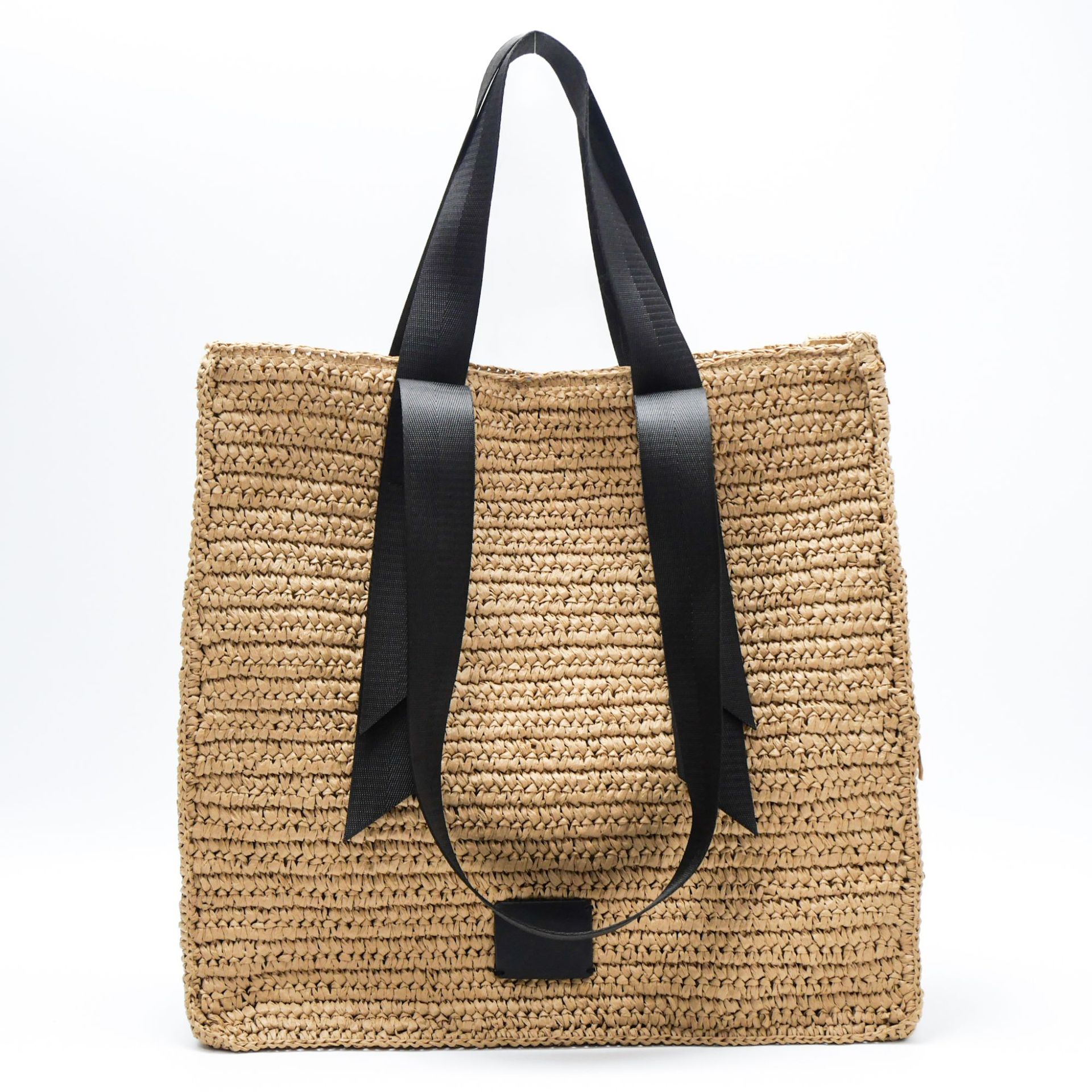 2026 New Single Shoulder Straw Bag Handwoven Bag Large Capacity Tote Bag Vacation Beach Bag Women's Bag