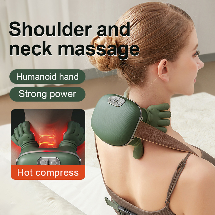 Multi-Finger Imitation Human Hand Neck Massager Multifunctional Master Hand Massage Neck Shoulder Relief New