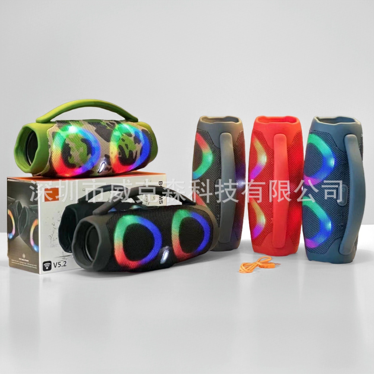 Little War God BOX3-MINI Wireless Bluetooth Speaker Portable Outdoor Subwoofer Speaker