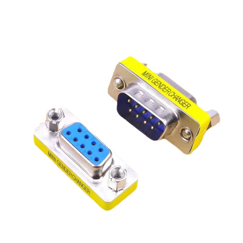 DB9 male to female male to male female to female adapter 9-pin RS232 serial port male female converter com port