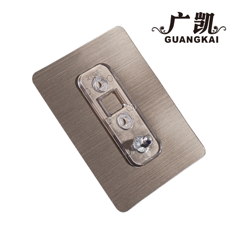 Tile Wall Glass Wall No-Drill Screw Adhesive Hook Non-Mark Kitchen Bathroom Sticky Hook No-Nail Sticker