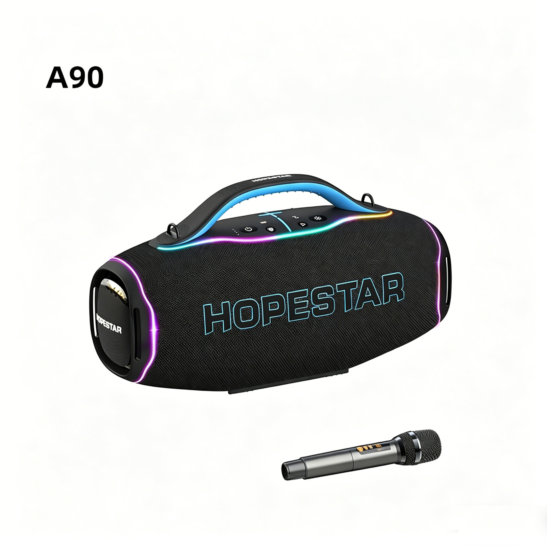 Huada new手提 Bluetooth speaker subwoofer outdoor portable audio A90 high power 700 with mic K song