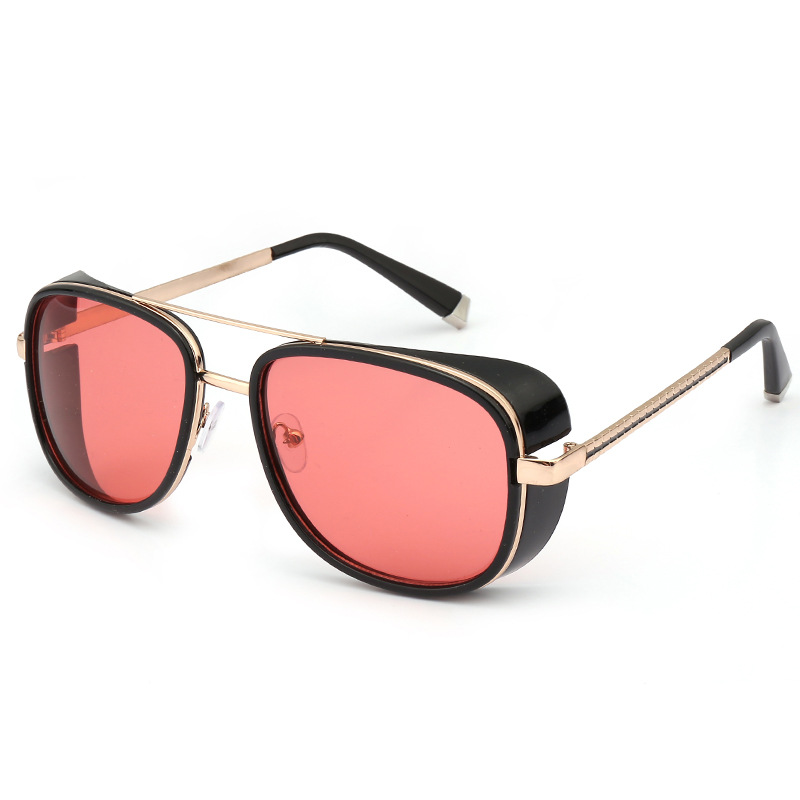 Iron Man 3 IRON TONY Double Beam Sunglasses for Men and Women, Sun Glasses