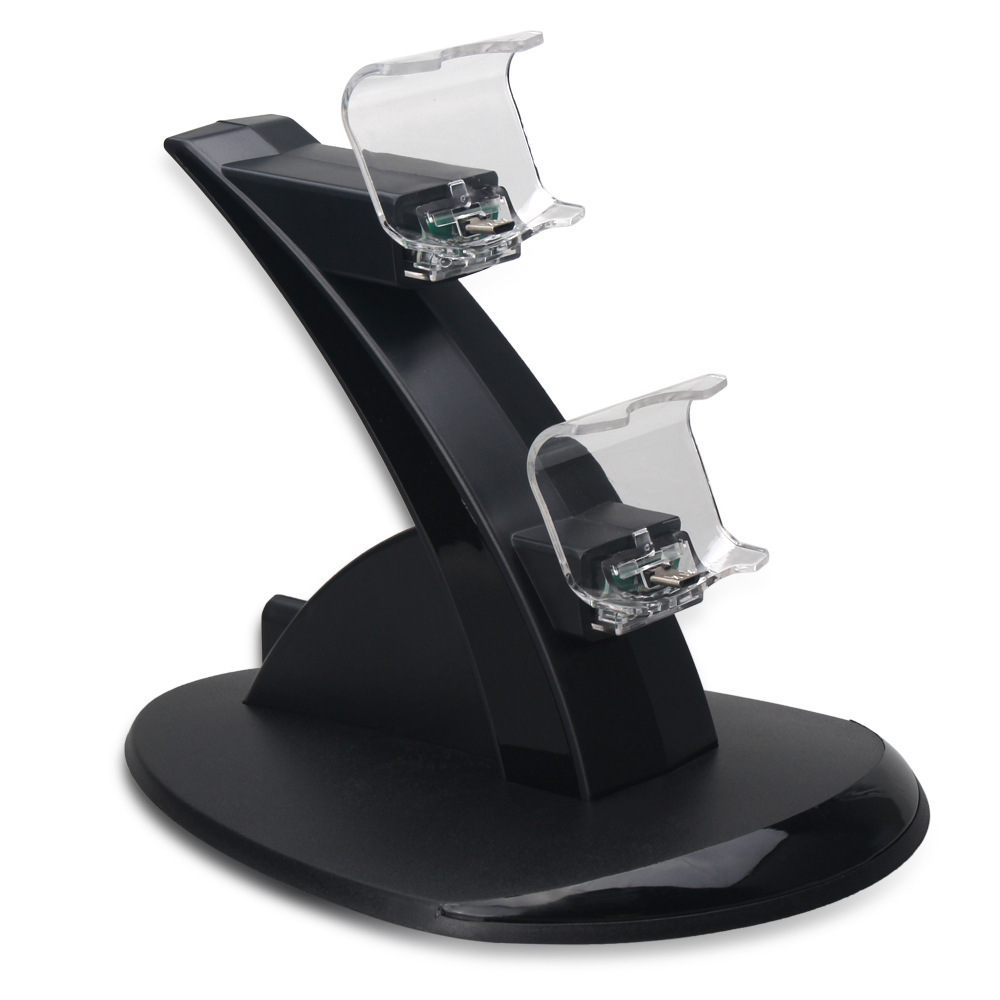 4-handle blue light charging stand USB interface PS4 dual charging USB charging stand 4 dual charging stand 4 charger other games