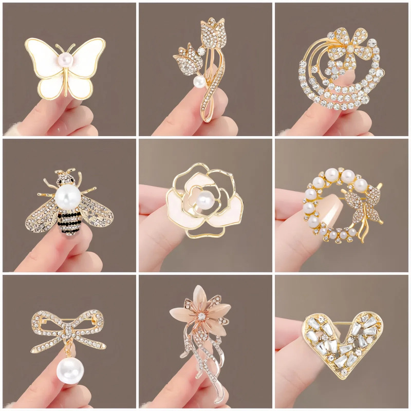 New Brooch Gift Box Niche Pin Coat Suit Women's Corsage Gift