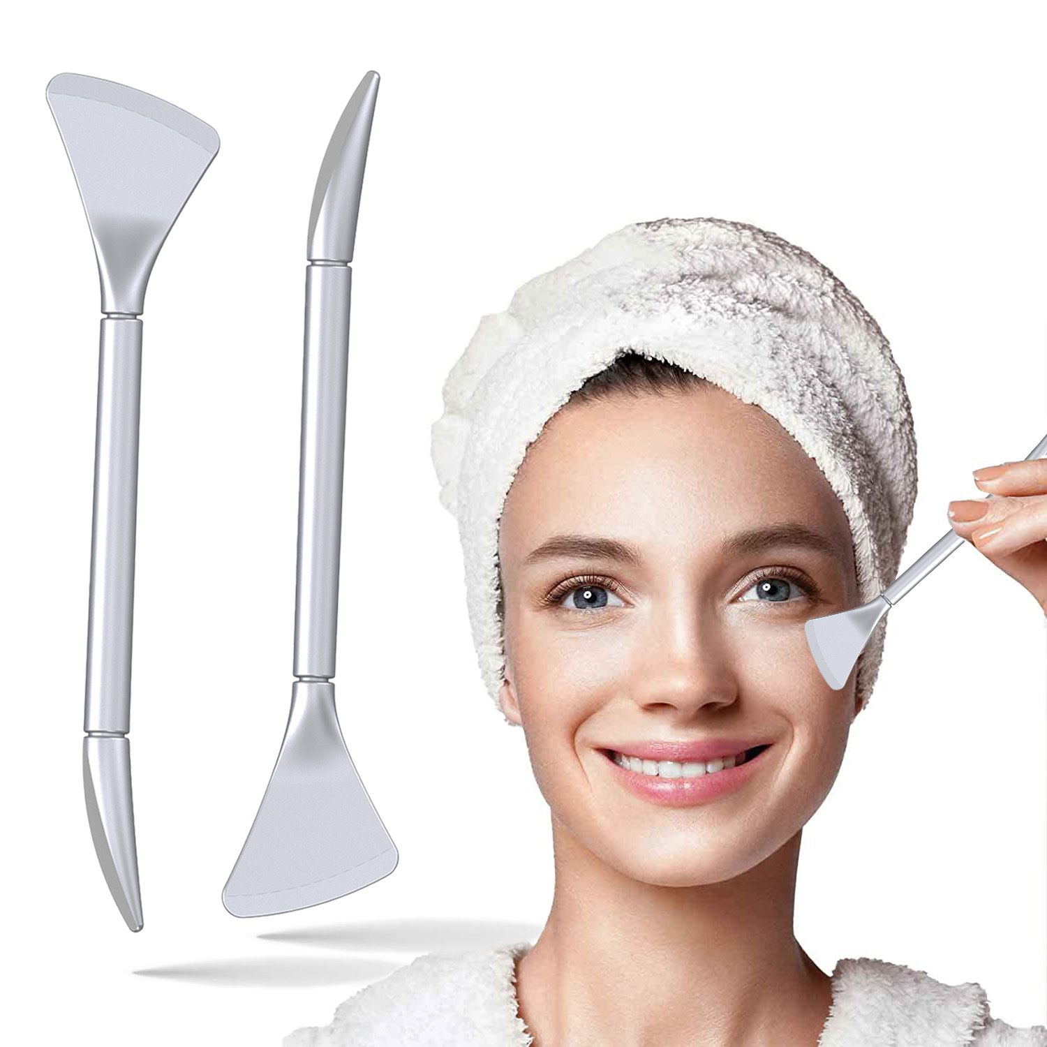24 New Stainless Steel Pore Cleaner Spatula Acne Pimple Blackhead Beauty Cleaning Tool Blackhead Remover with Color Box