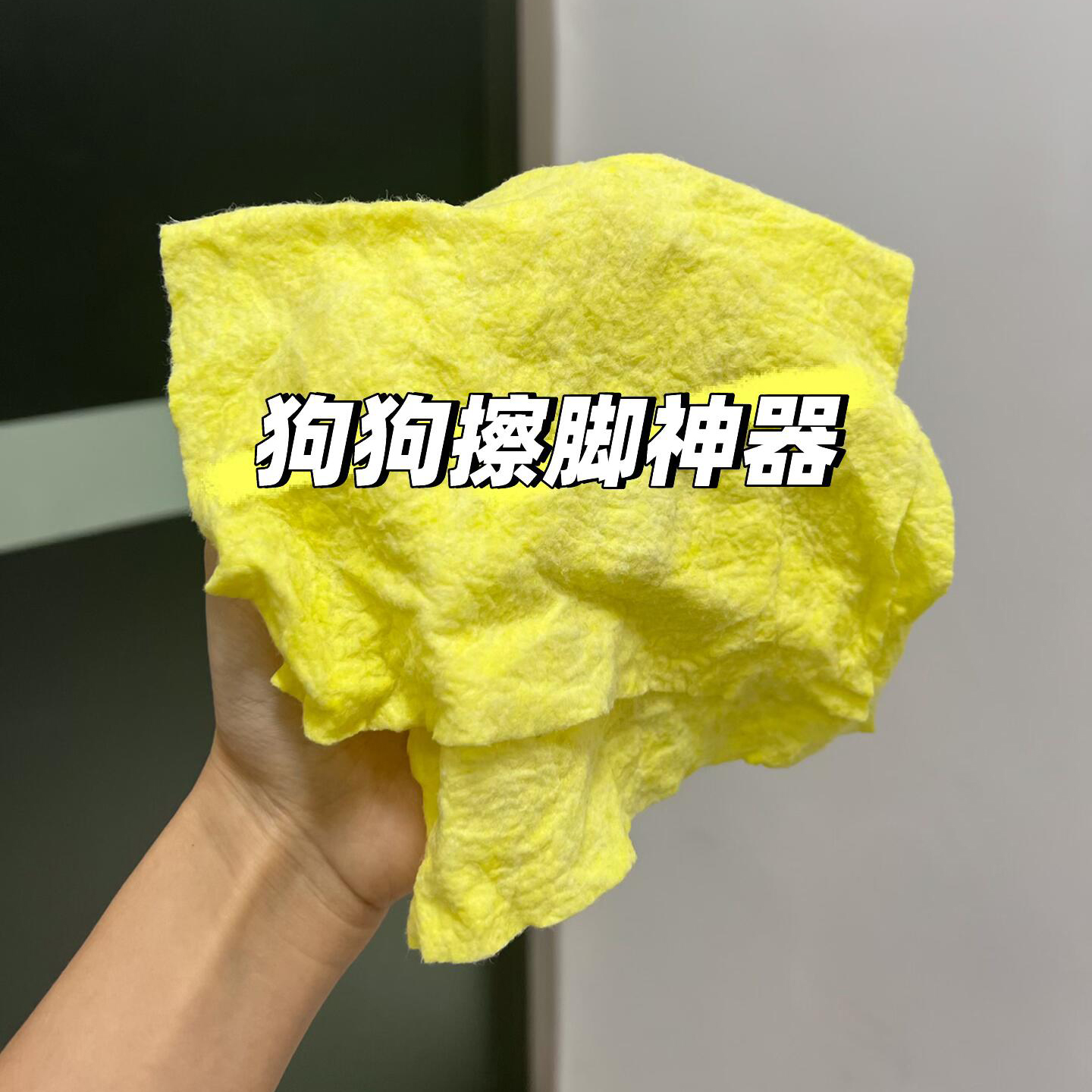 Dog paw drying cloth, water-absorbing, quick-drying, no lint, for walking dogs, pet cleaning, lazy cleaning cloth