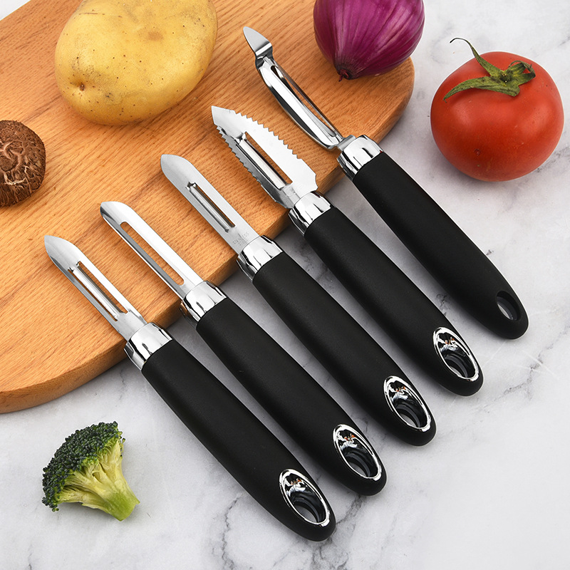 Stainless steel straight peeler household fruit peeler potato peeler fish scale peeler fruit peeler