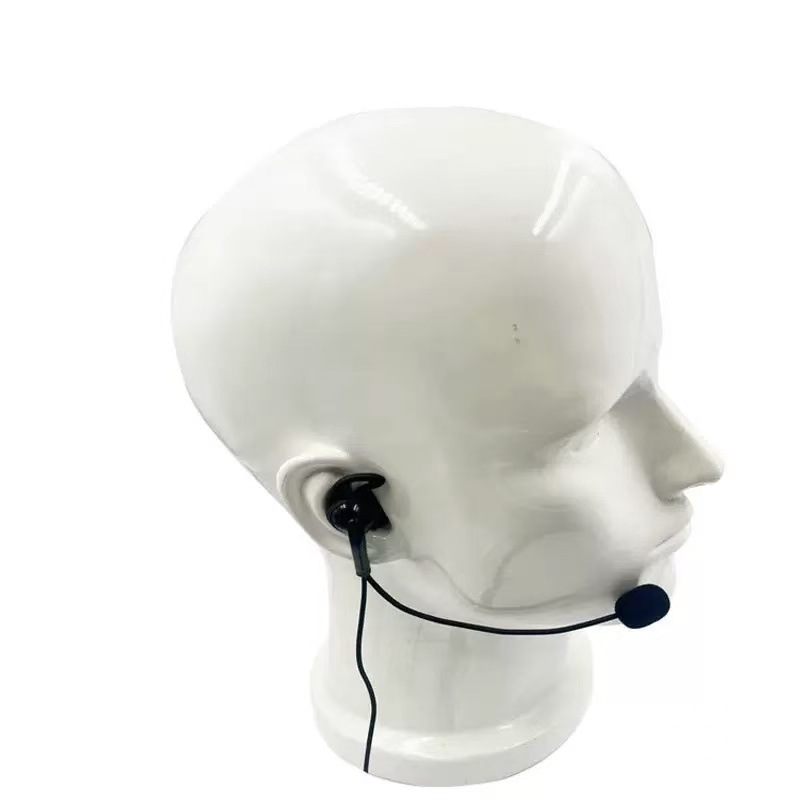 Riding earphone headset portable intercom referee headset TPC interface helmet headset intercom