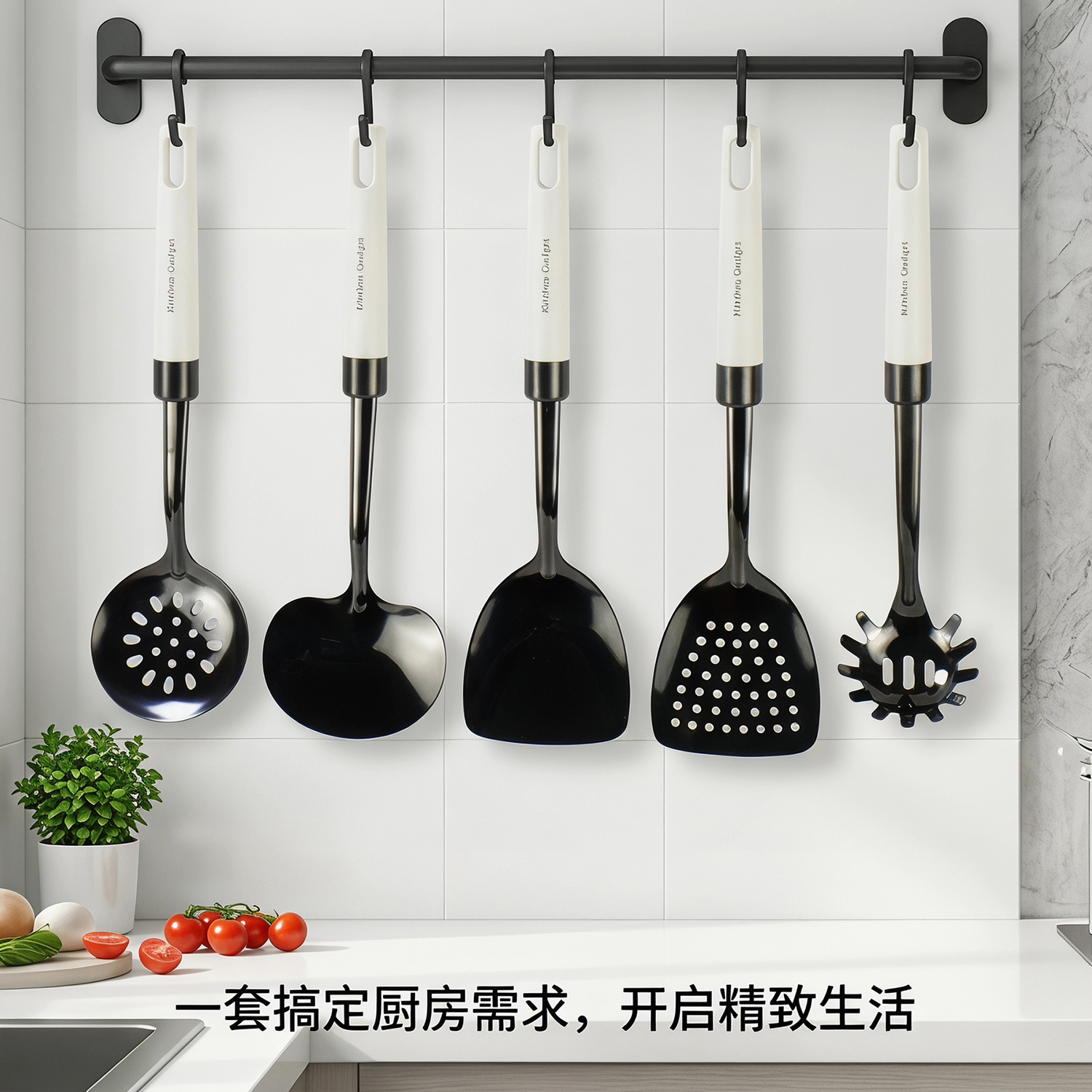 Household cooking stainless steel kitchen utensil slotted spoon filter mesh spoon household hot pot spoon spatula kitchen utensil soup spoon pot