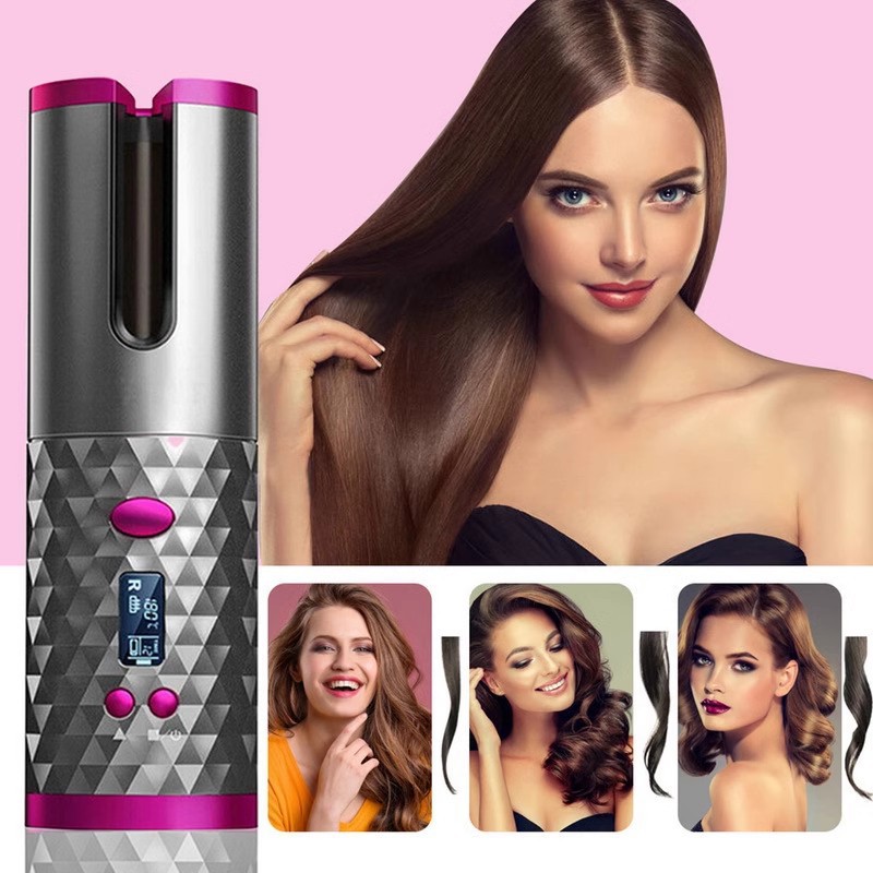 USB Curling Iron / Wireless Rechargeable Automatic Curling Iron Lazy Curling Gift