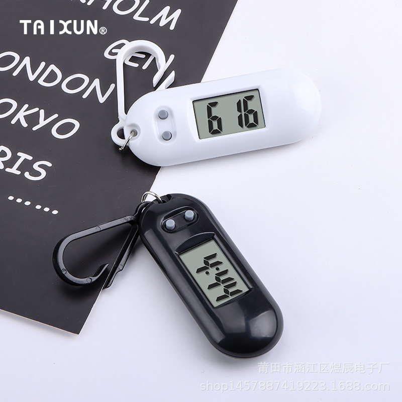 Student Exam Electronic Watch Men's and Women's Gift Small Hanging Watch Electronic Watch Keychain Backpack Hanging Watch Electronic Watch