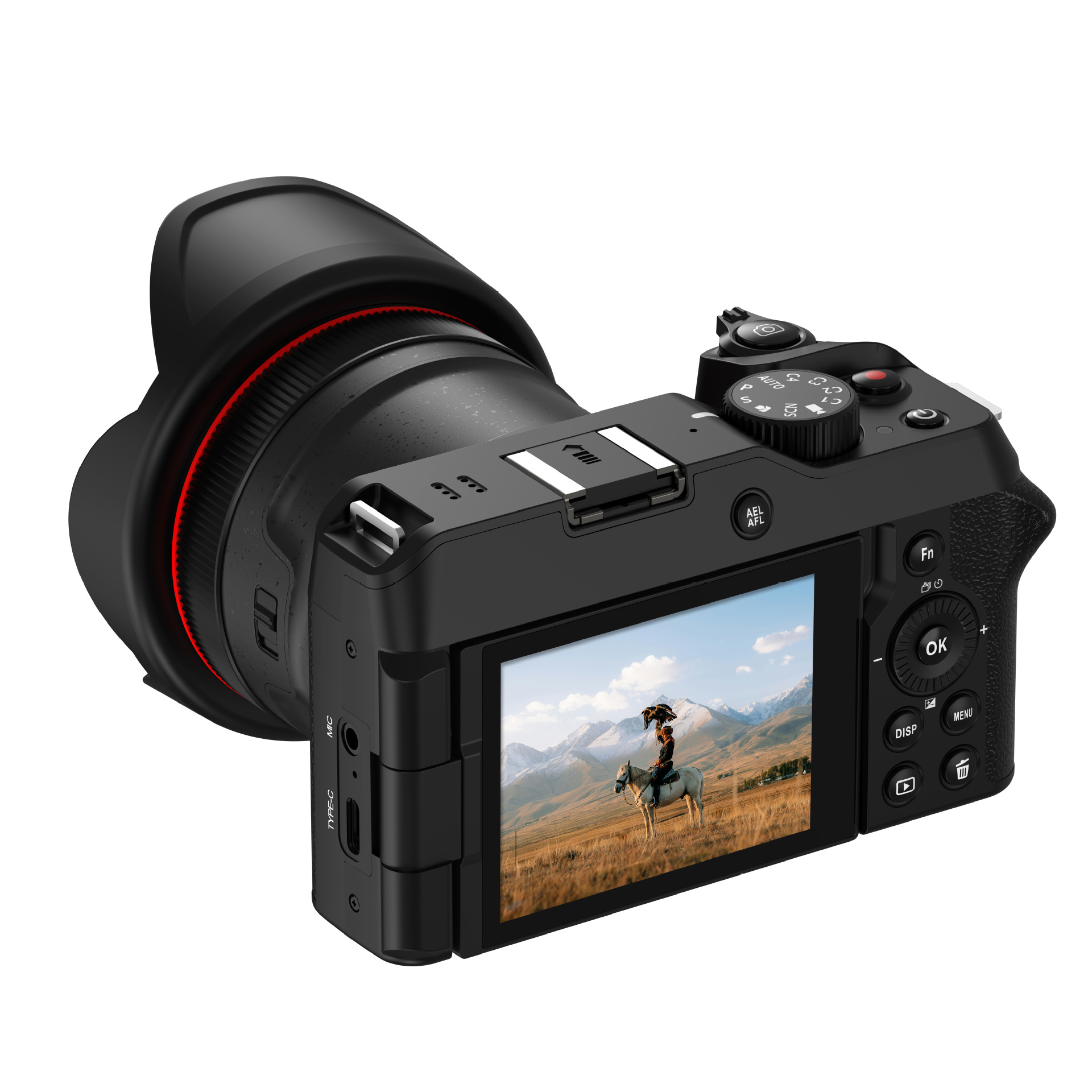 Camera G650 5K Optical Zoom Digital Camcorder 270° Side-Flip LCD Screen