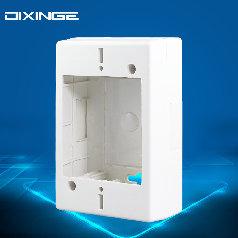 118 type American surface-mounted junction box, American standard wall switch plastic surface box South America power socket installation bottom box