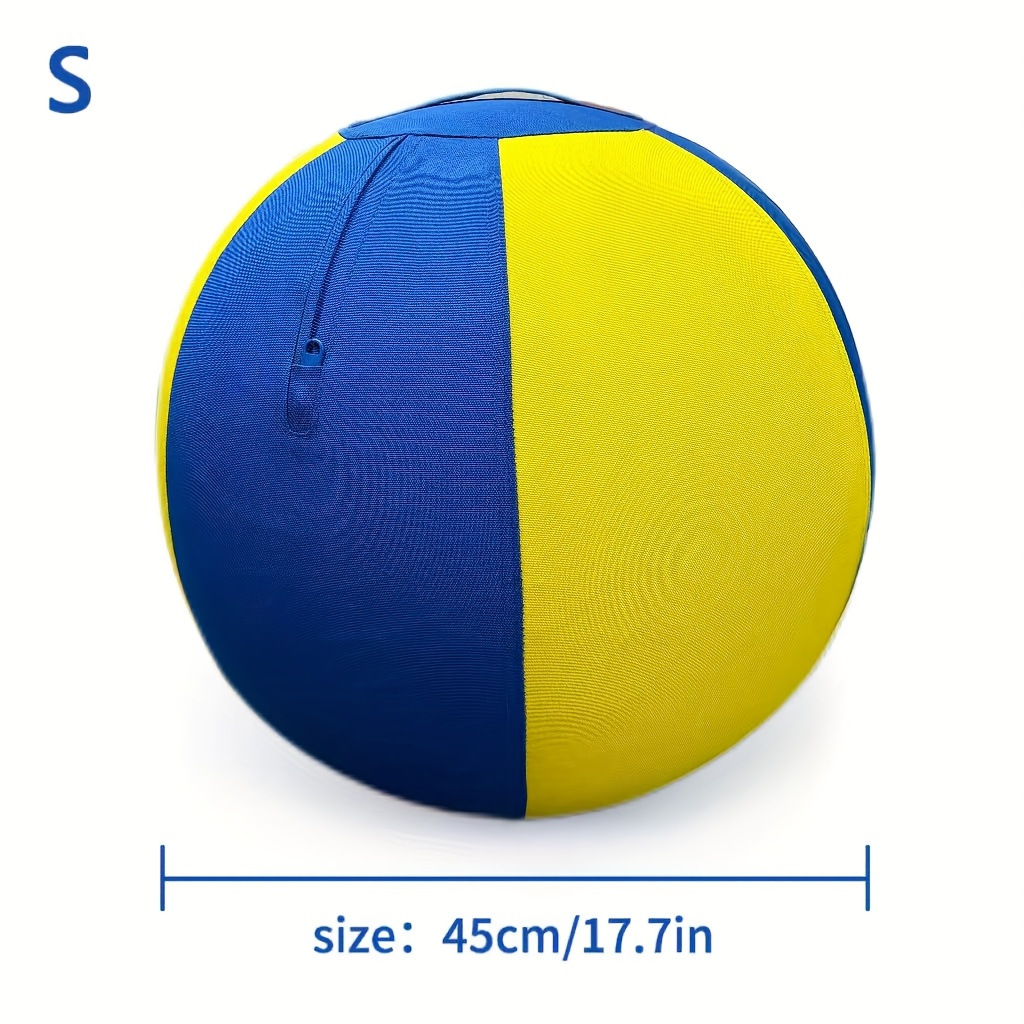 Blue and yellow color-blocked dog bite-resistant interactive ball