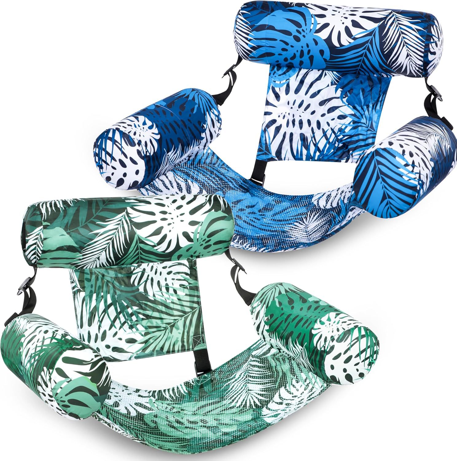 Pool float hammock multifunctional adult inflatable water lounge chair floater water hammock float floating chair