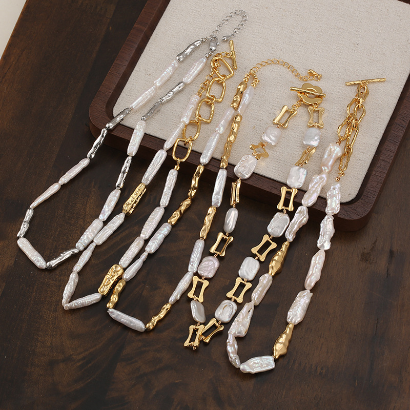Freshwater Pearl Necklace Niche Sweater Chain Pearl Jewelry Necklace Feel