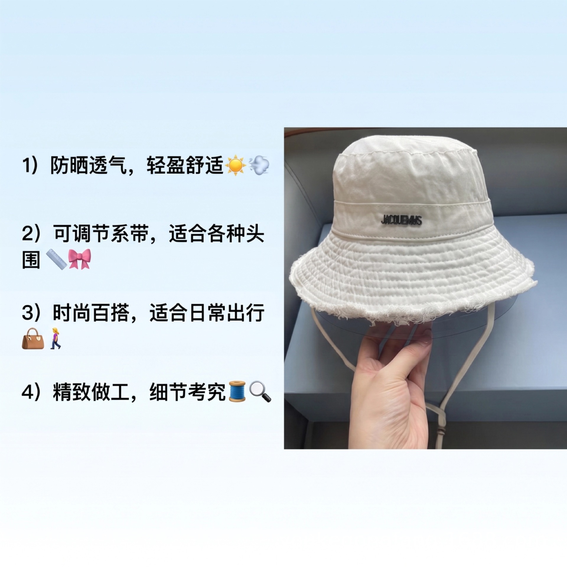 Hat HyunA Fisherman Hat Women Spring Summer Washed Wide Brim Vacation Frayed Denim Sun Protection Hat Outdoor Climbing