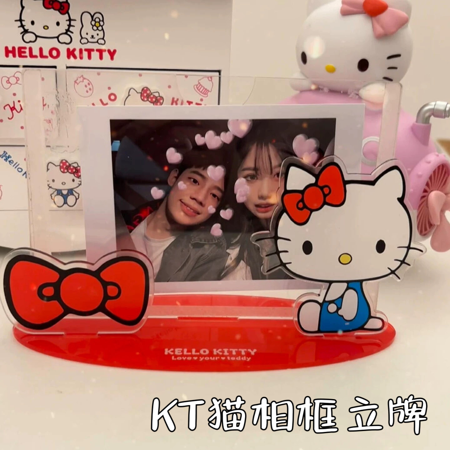 Cartoon KT Cat 5-inch Acrylic Photo Frame Stand Girl Photo DIY Student Gift