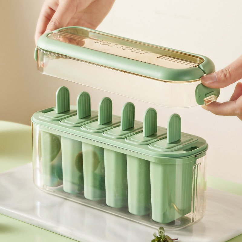 Homemade Ice Cream Mold Food-Grade Silicone Popsicle Mold for Kids Ice Cream Mold Freeze Ice Cubes