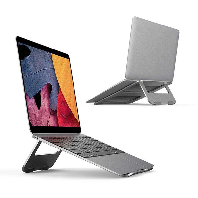 Aluminum alloy laptop stand desktop office portable folding heat dissipation adjustable elevated base