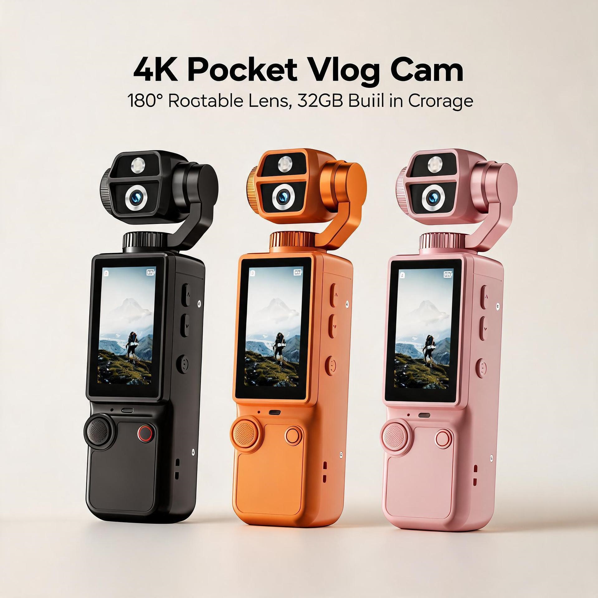 New Q9 sports handheld outdoor sports camera 4K HD autofocus conference recording pocket camera