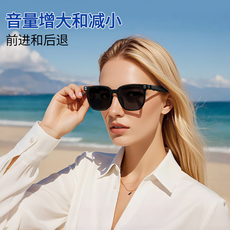 New AI Smart Translation Bluetooth Glasses M10B Audio Sunglasses Listen to Music Call Sunglasses
