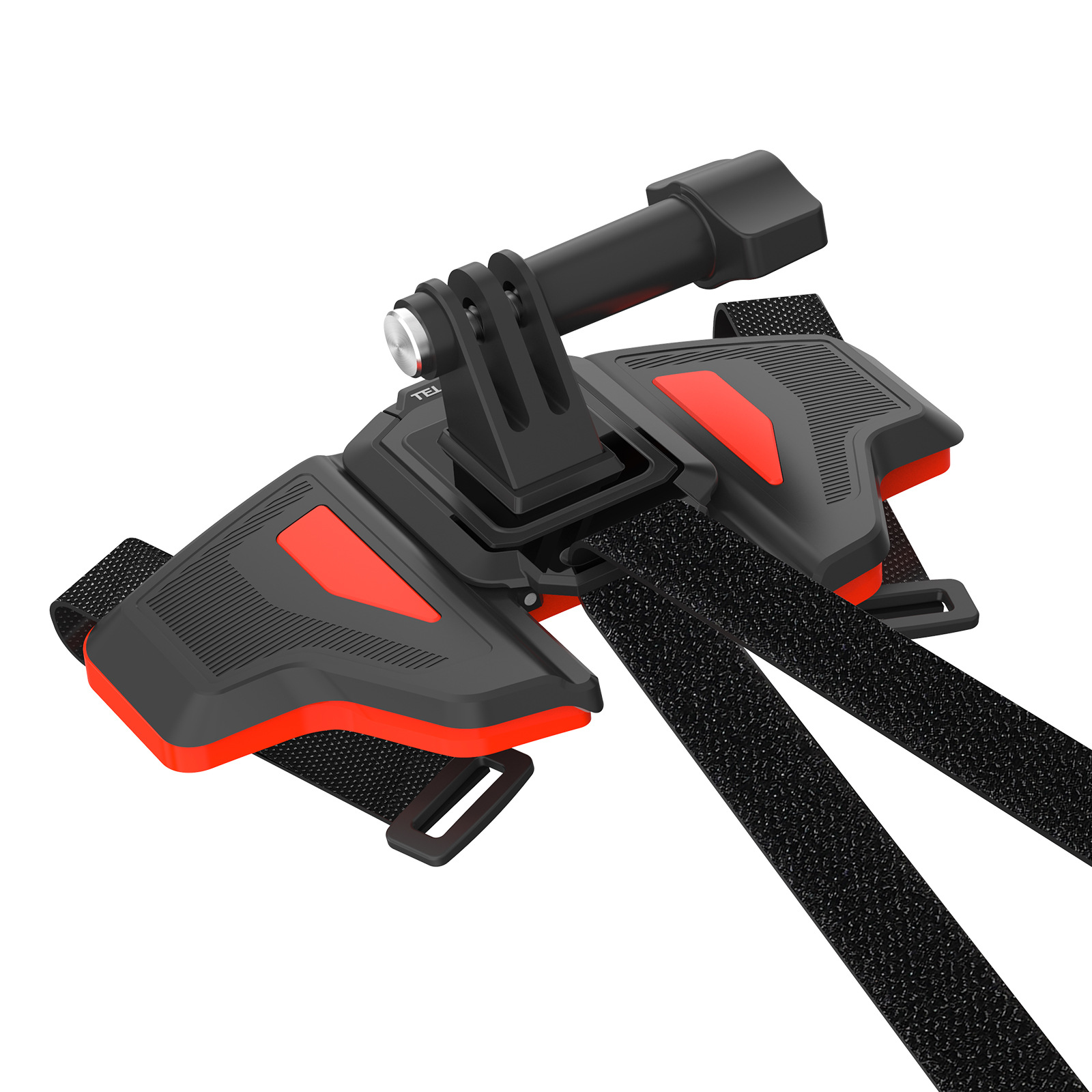 TELESIN Motorcycle Helmet Chin Strap Mount Moth Shape for GoPro13 DJI 5 Pro