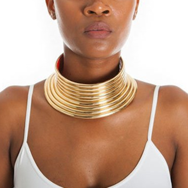African style collar necklace for women accessories africa choker necklace