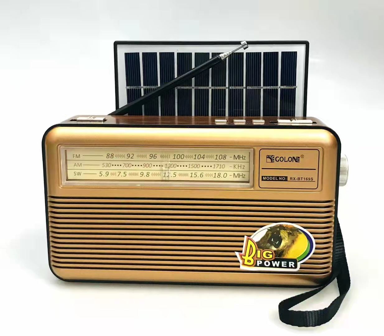 Charging Multifunctional Solar Power Generation Portable Radio Multi-Band Bluetooth Speaker Solar Radio