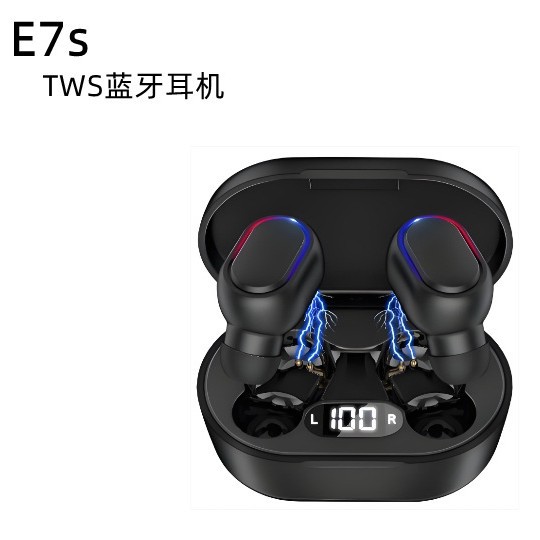 A6s E6s E7s Air31 Transparent Bluetooth Headset Long Battery Life Digital Display Wireless Headset