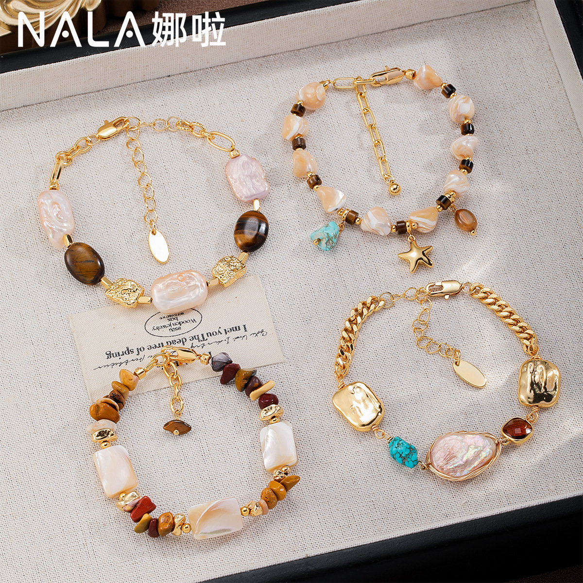 Milad Style Abalone Shell Bracelet Women Autumn Winter Bracelet Women Beaded Pearl Bracelet
