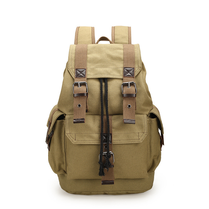 Backpack double shoulder bag men's large capacity men's bag primary and secondary school students schoolbag single shoulder double shoulder bag