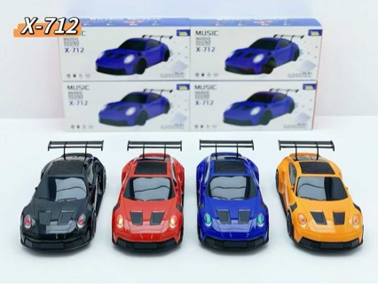 New car shape X-712 Bluetooth audio cool sports car outdoor portable low bass ornament gift speaker
