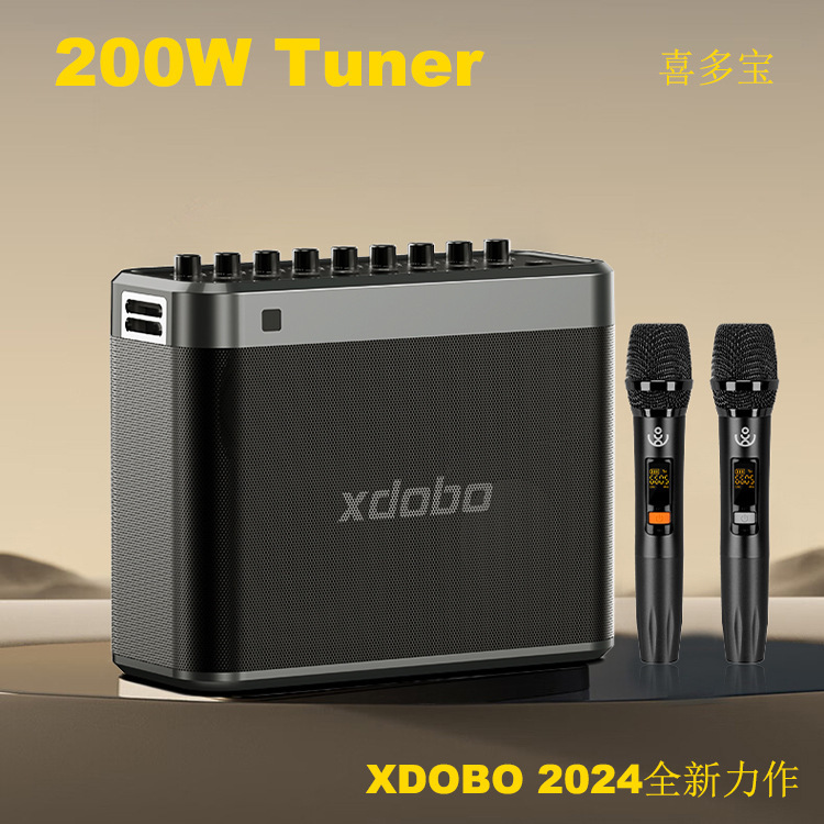 xdobo Tuner Microphone Speaker K歌 Home KTV Bluetooth Speaker All-in-One Microphone