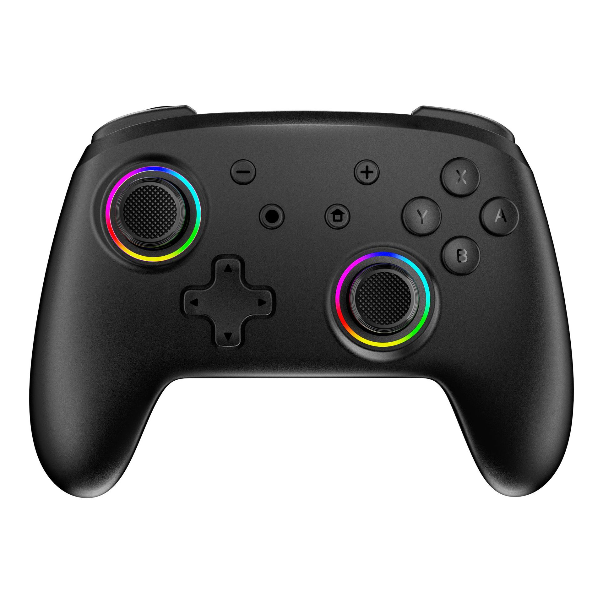 LinYuvo Lianyou switchpro handle joystick with light switchOLED game continuous fire game console dazzling light