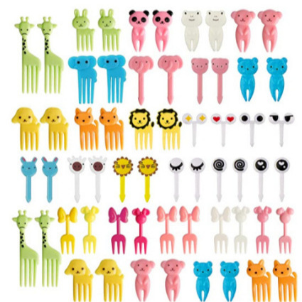 Bento decoration pick fruit fork Mickey cute mini bento pick animal paradise fruit fork set bento pick