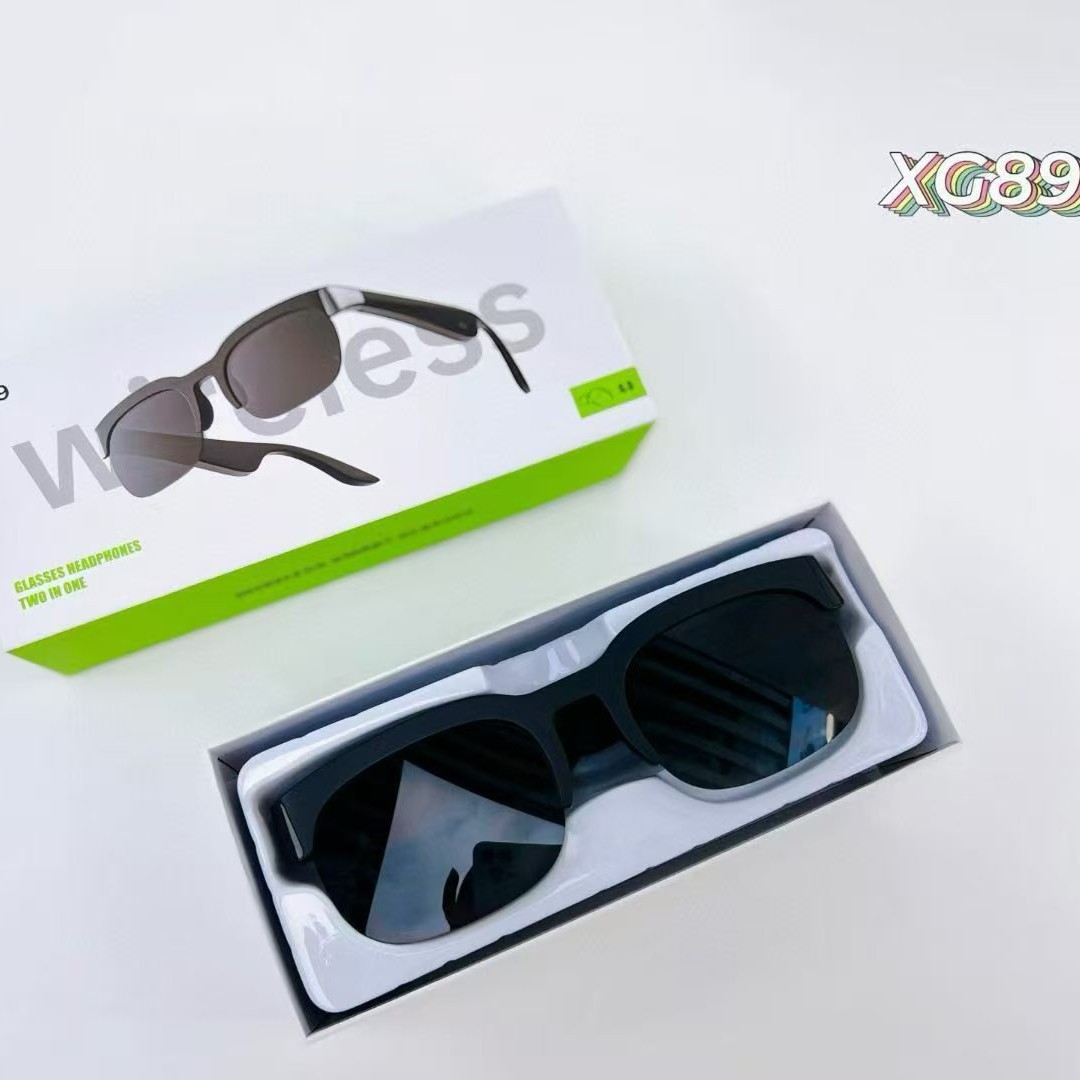 XG89 AI translation audio Bluetooth glasses sunglasses anti-UV outdoor sports cycling listening calls